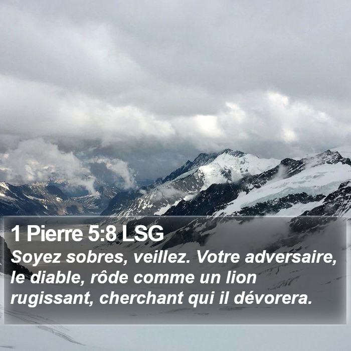 1 Pierre 5:8 LSG Bible Study