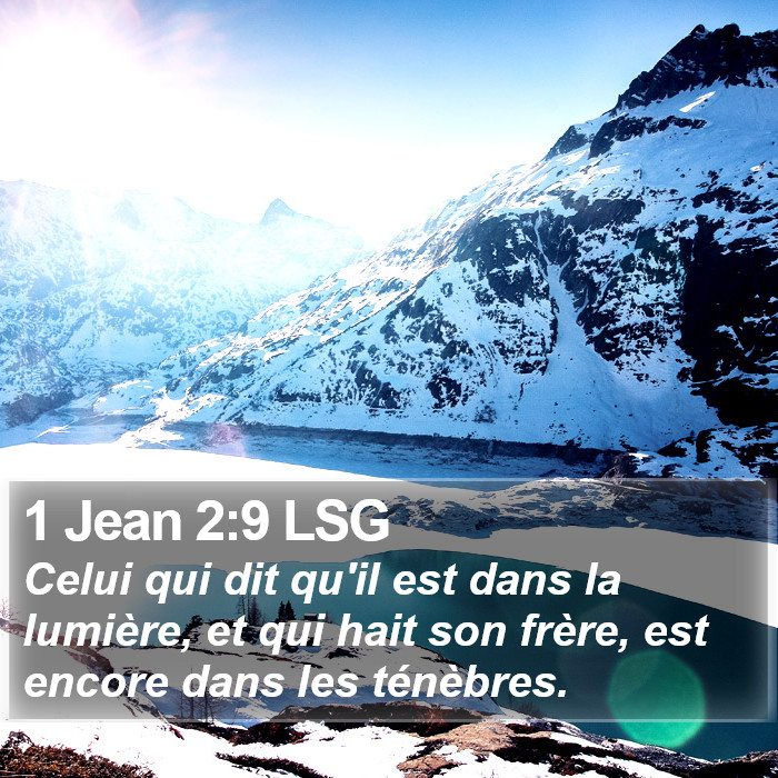 1 Jean 2:9 LSG Bible Study