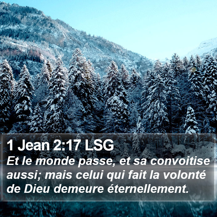 1 Jean 2:17 LSG Bible Study