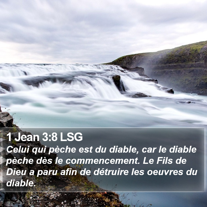 1 Jean 3:8 LSG Bible Study