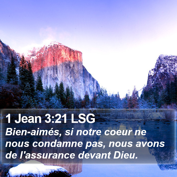1 Jean 3:21 LSG Bible Study