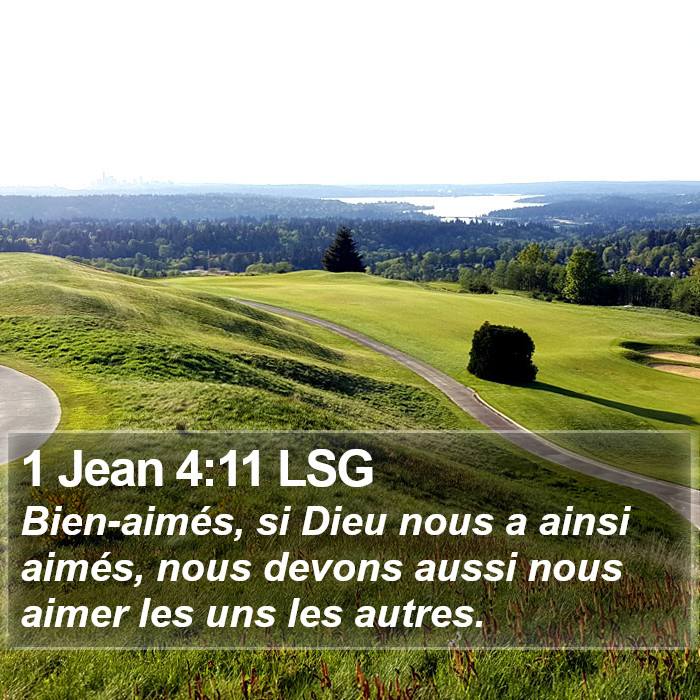 1 Jean 4:11 LSG Bible Study