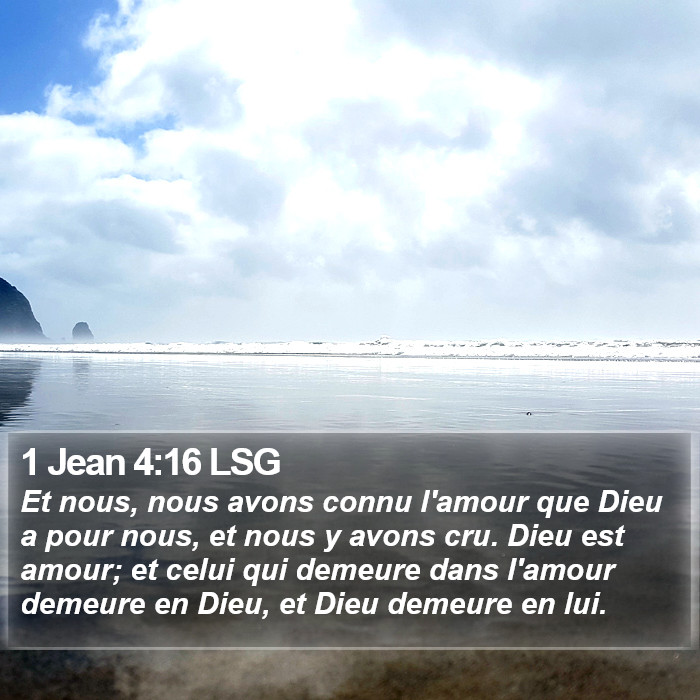 1 Jean 4:16 LSG Bible Study