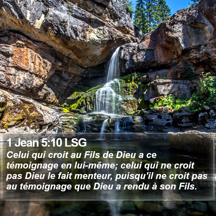 1 Jean 5:10 LSG Bible Study