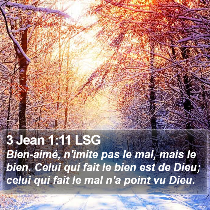 3 Jean 1:11 LSG Bible Study