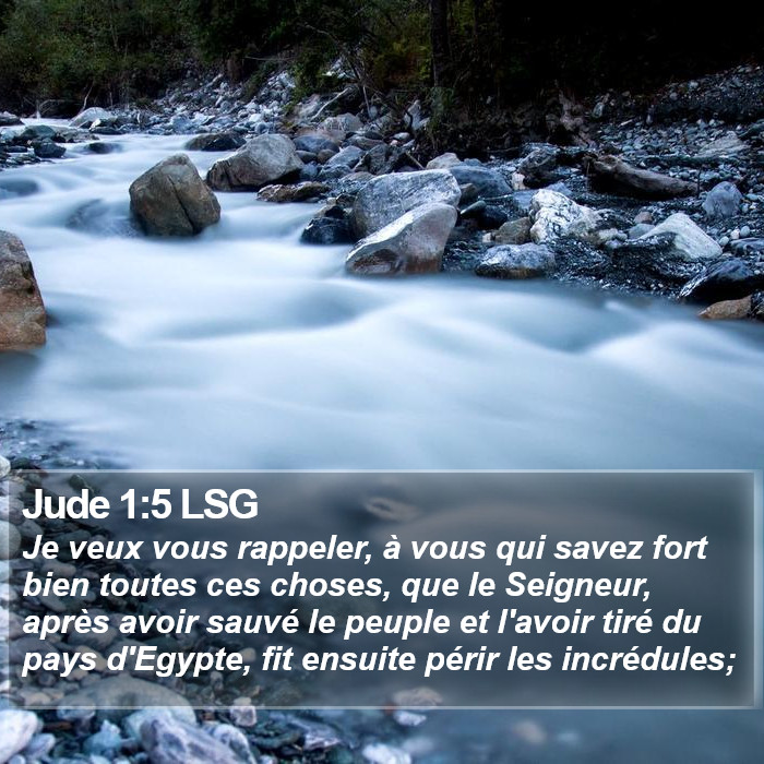 Jude 1:5 LSG Bible Study