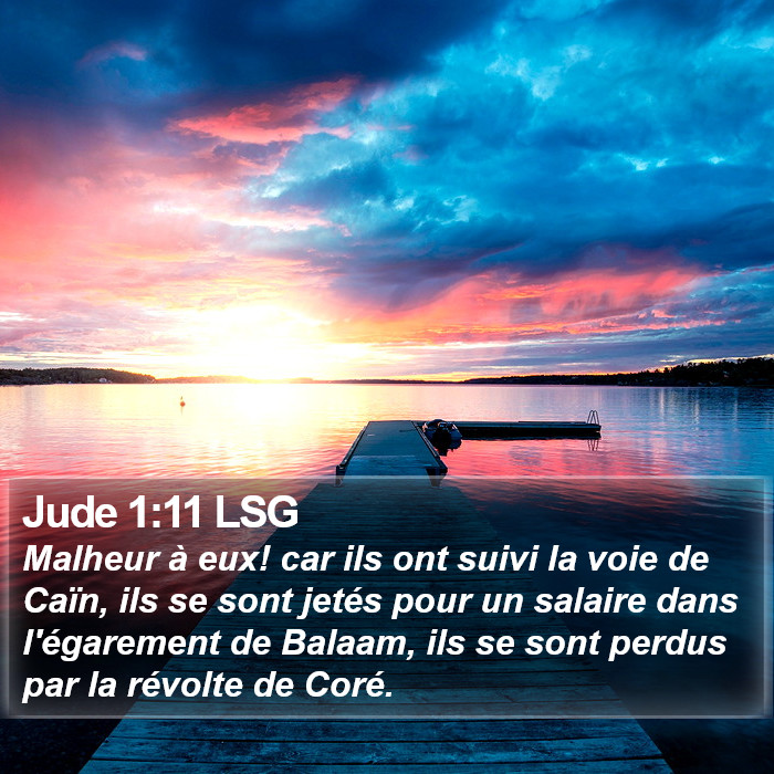 Jude 1:11 LSG Bible Study