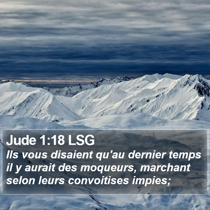 Jude 1:18 LSG Bible Study