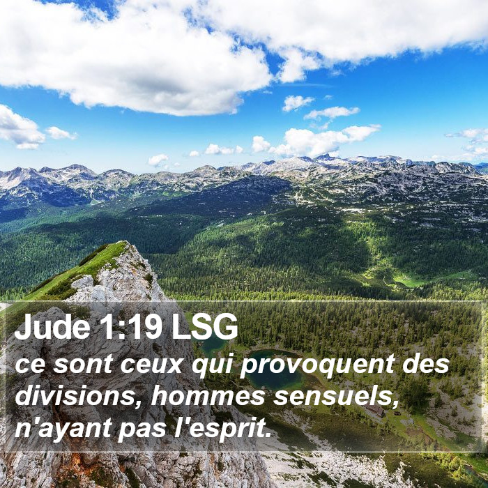 Jude 1:19 LSG Bible Study