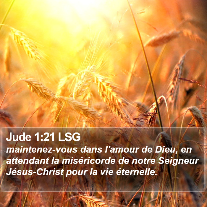 Jude 1:21 LSG Bible Study