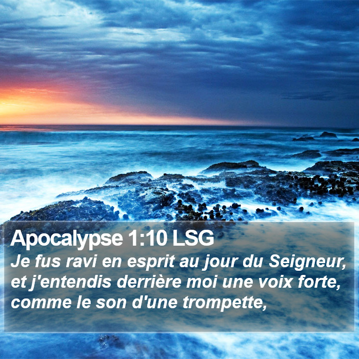 Apocalypse 1:10 LSG Bible Study