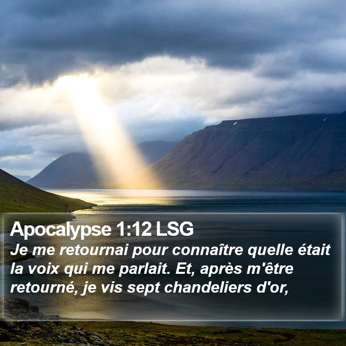 Apocalypse 1:12 LSG Bible Study