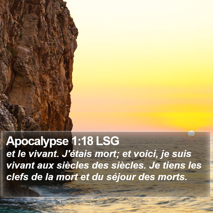 Apocalypse 1:18 LSG Bible Study