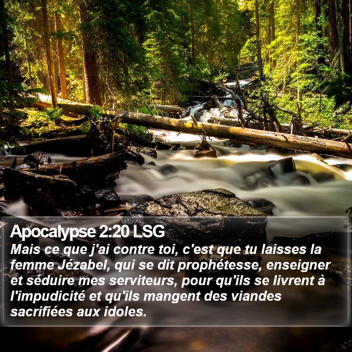 Apocalypse 2:20 LSG Bible Study