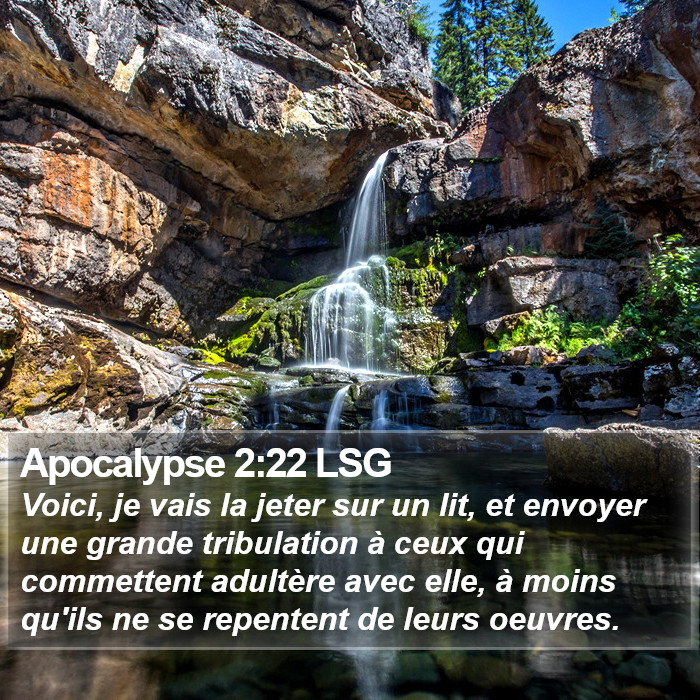 Apocalypse 2:22 LSG Bible Study