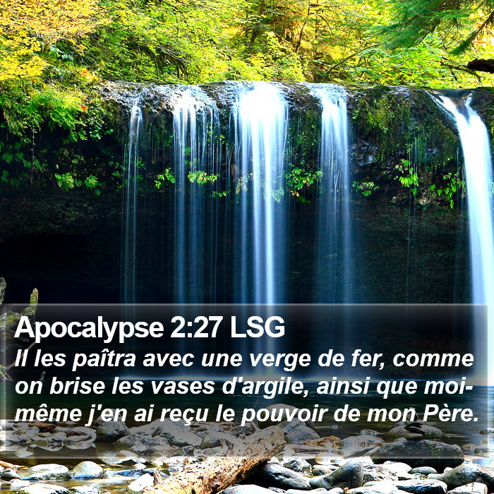 Apocalypse 2:27 LSG Bible Study