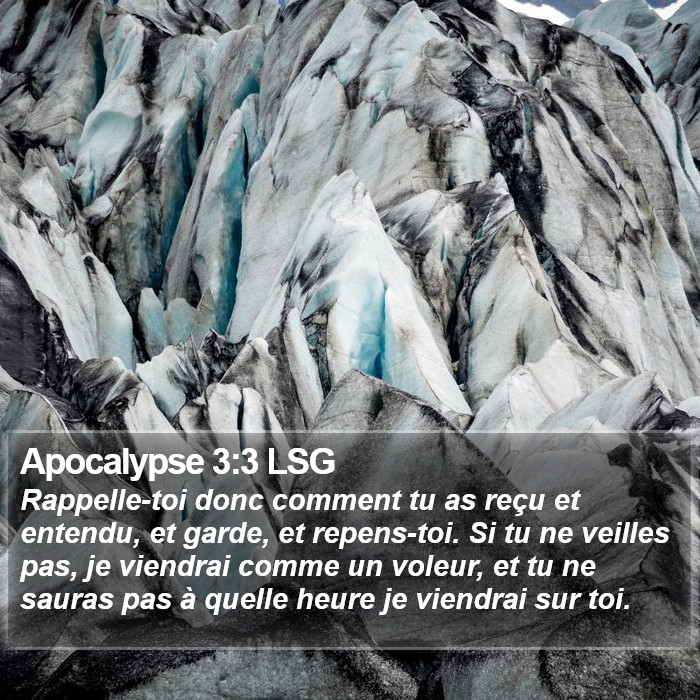 Apocalypse 3:3 LSG Bible Study