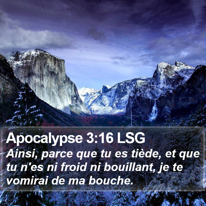 Apocalypse 3:16 LSG Bible Study