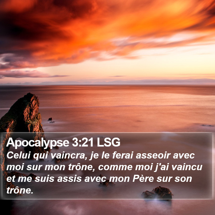 Apocalypse 3:21 LSG Bible Study