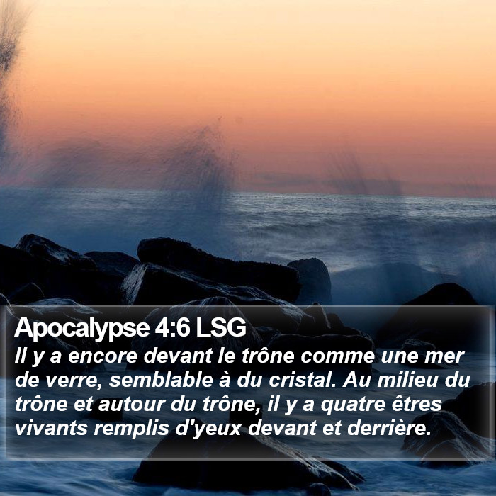 Apocalypse 4:6 LSG Bible Study