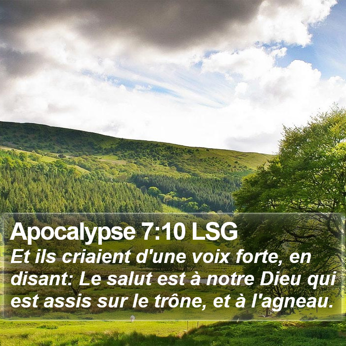 Apocalypse 7:10 LSG Bible Study