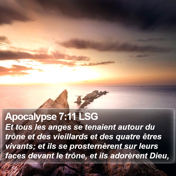 Apocalypse 7:11 LSG Bible Study