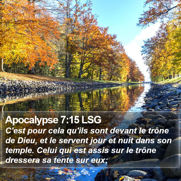 Apocalypse 7:15 LSG Bible Study