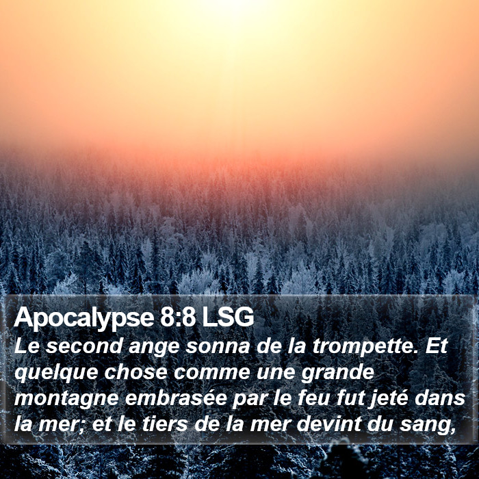 Apocalypse 8:8 LSG Bible Study