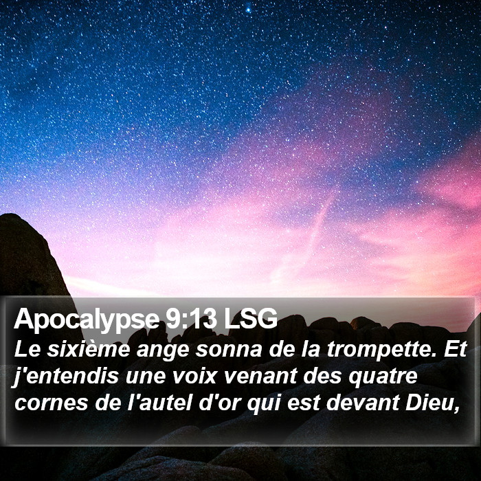 Apocalypse 9:13 LSG Bible Study