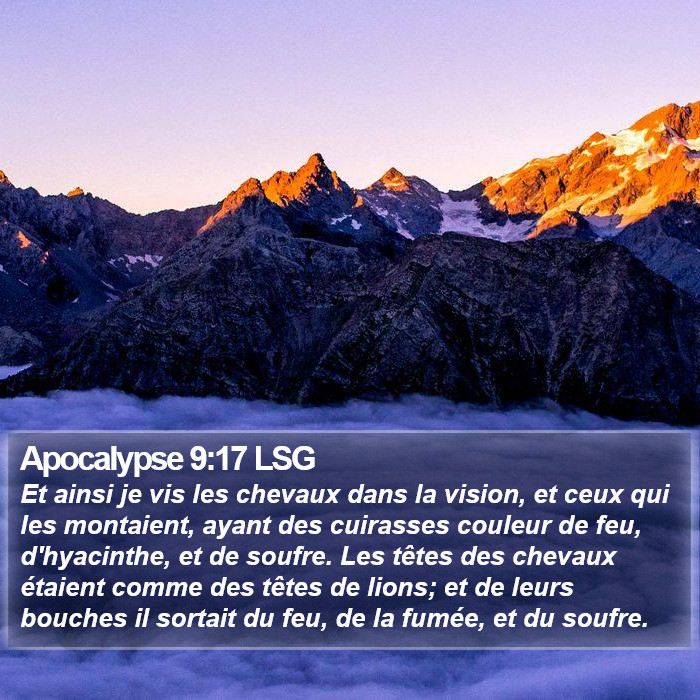 Apocalypse 9:17 LSG Bible Study