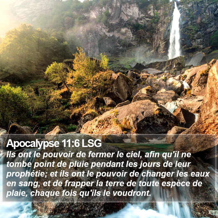 Apocalypse 11:6 LSG Bible Study