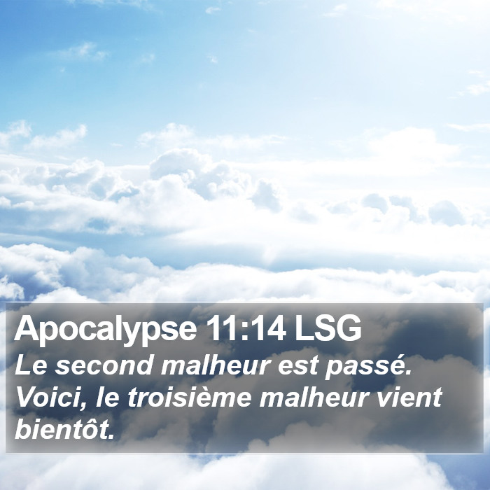 Apocalypse 11:14 LSG Bible Study