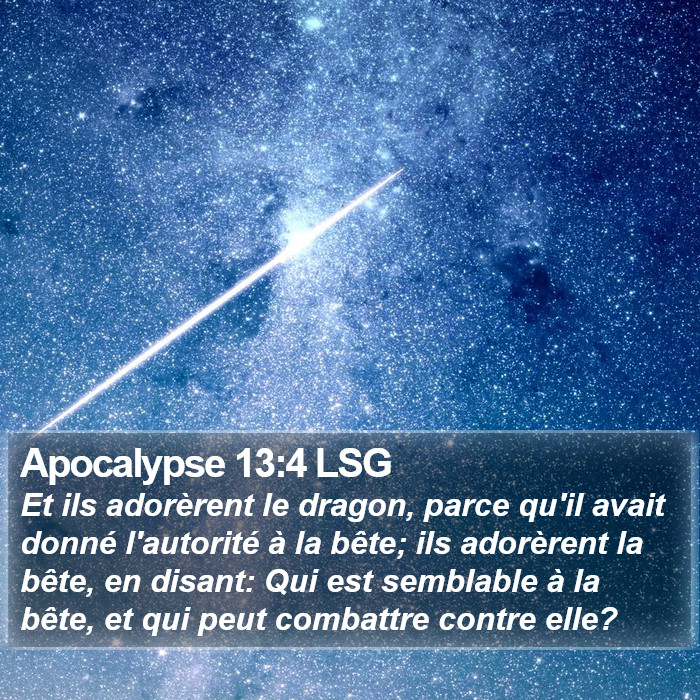 Apocalypse 13:4 LSG Bible Study