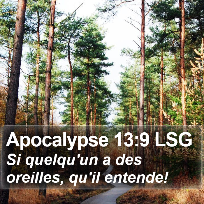 Apocalypse 13:9 LSG Bible Study