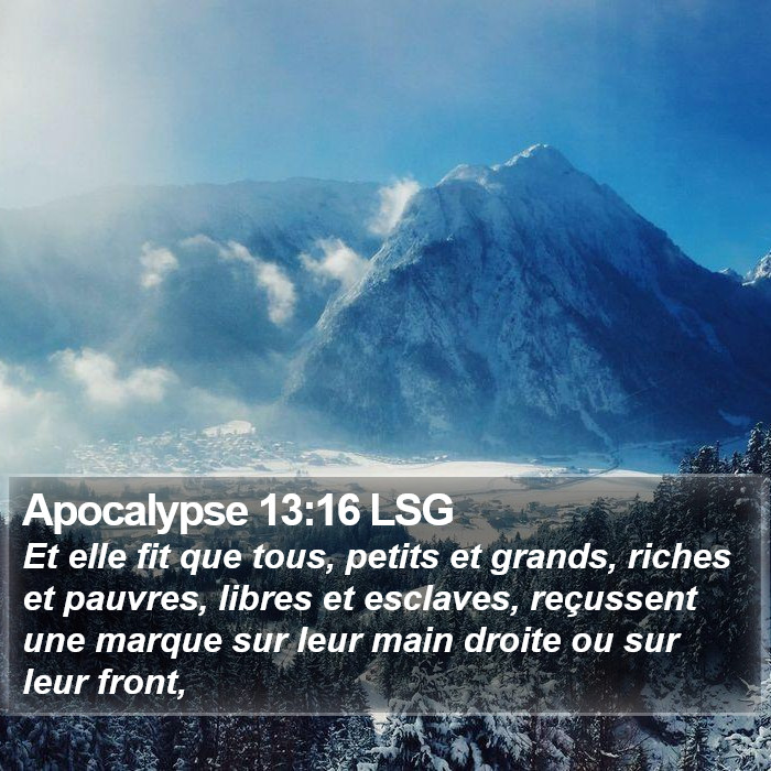 Apocalypse 13:16 LSG Bible Study