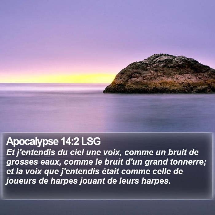 Apocalypse 14:2 LSG Bible Study