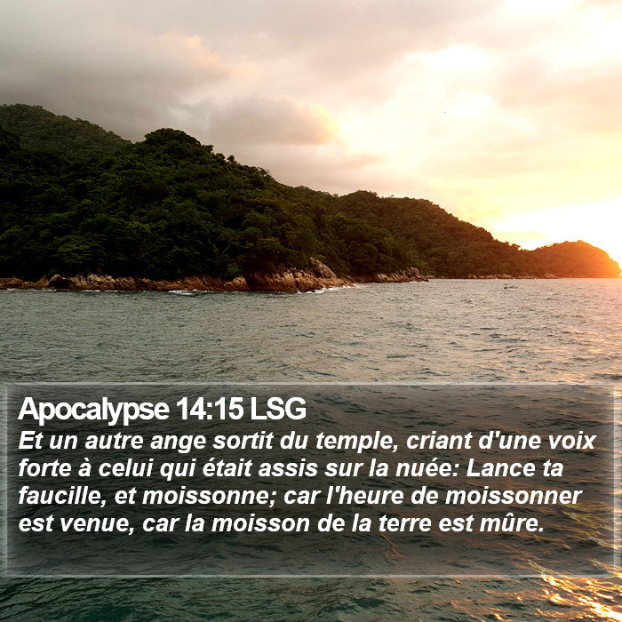 Apocalypse 14:15 LSG Bible Study