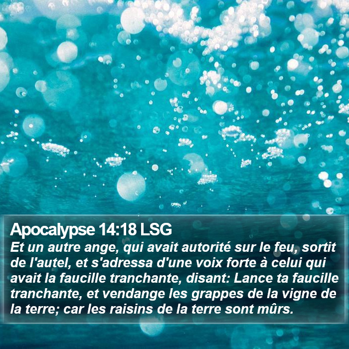Apocalypse 14:18 LSG Bible Study