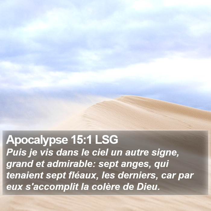 Apocalypse 15:1 LSG Bible Study