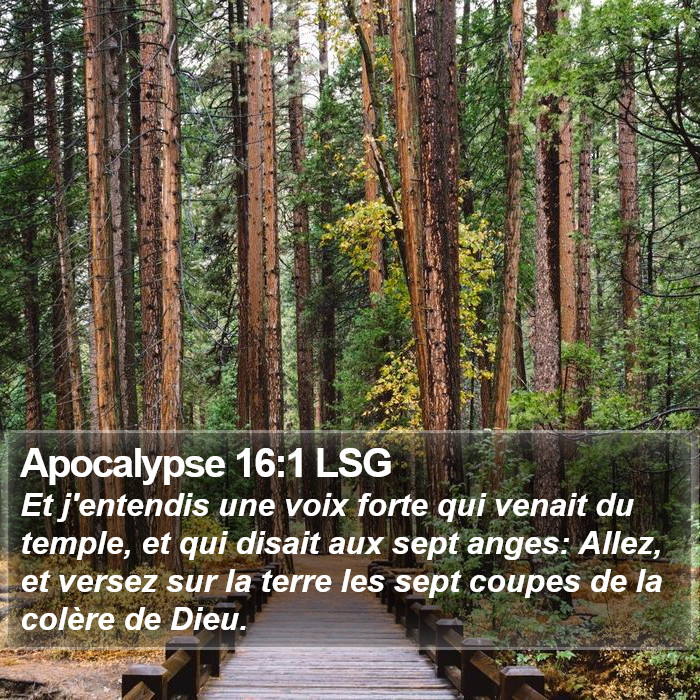 Apocalypse 16:1 LSG Bible Study