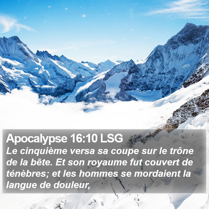 Apocalypse 16:10 LSG Bible Study