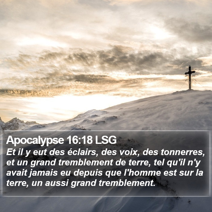 Apocalypse 16:18 LSG Bible Study