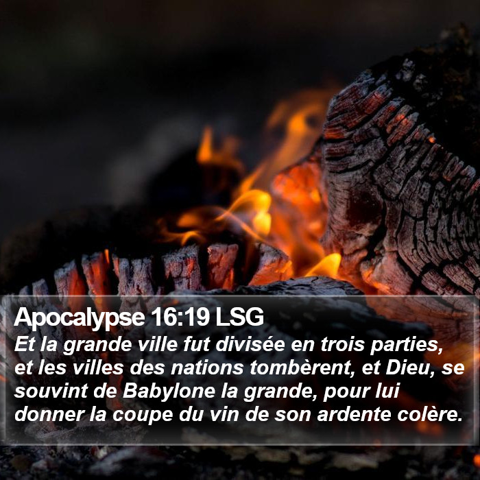 Apocalypse 16:19 LSG Bible Study