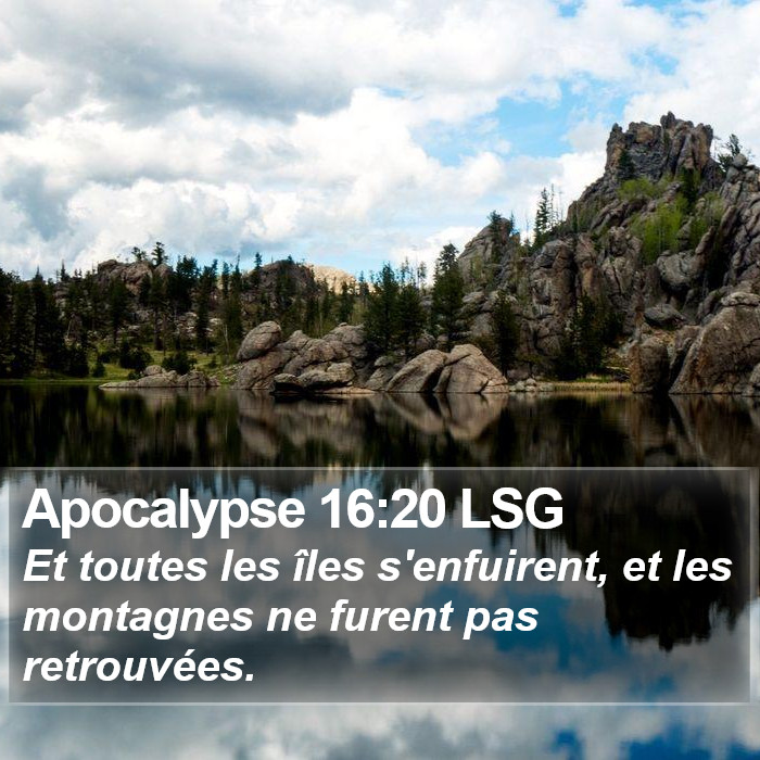 Apocalypse 16:20 LSG Bible Study