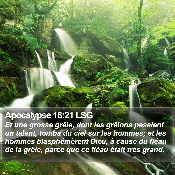 Apocalypse 16:21 LSG Bible Study