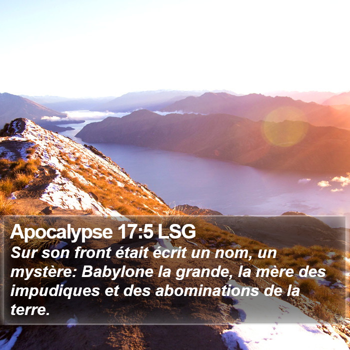 Apocalypse 17:5 LSG Bible Study