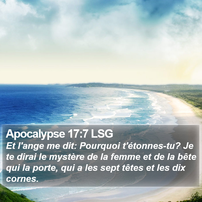 Apocalypse 17:7 LSG Bible Study