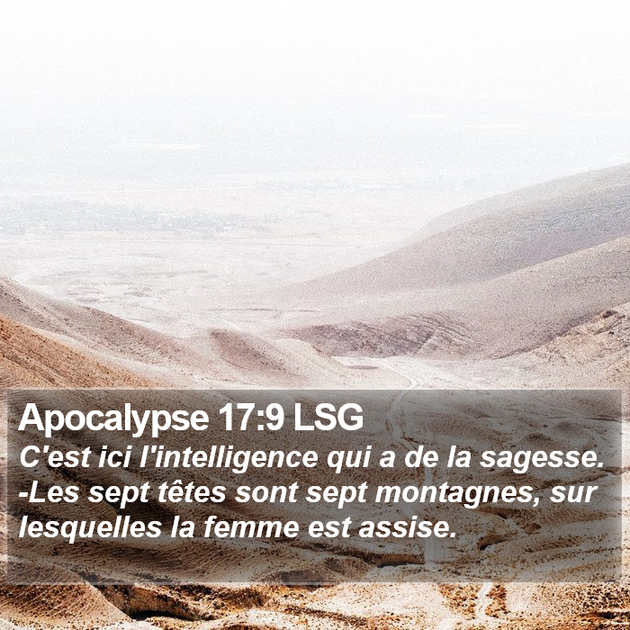 Apocalypse 17:9 LSG Bible Study