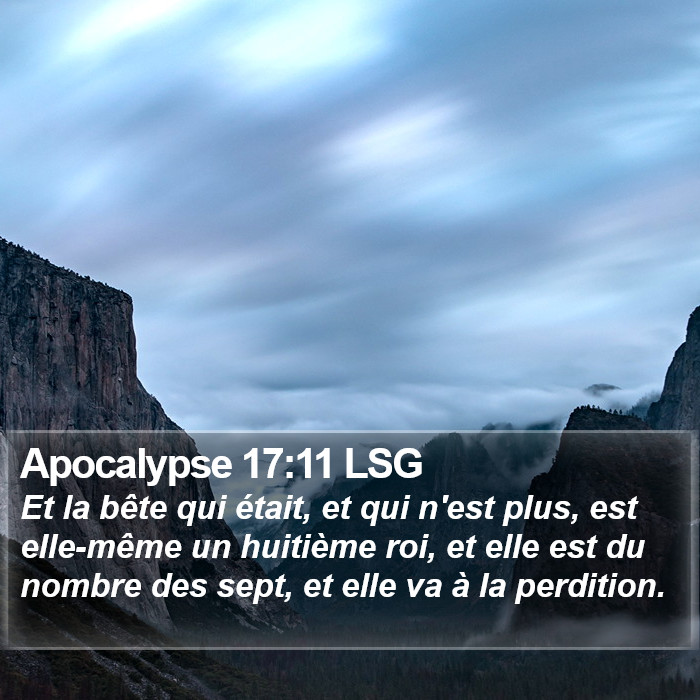 Apocalypse 17:11 LSG Bible Study