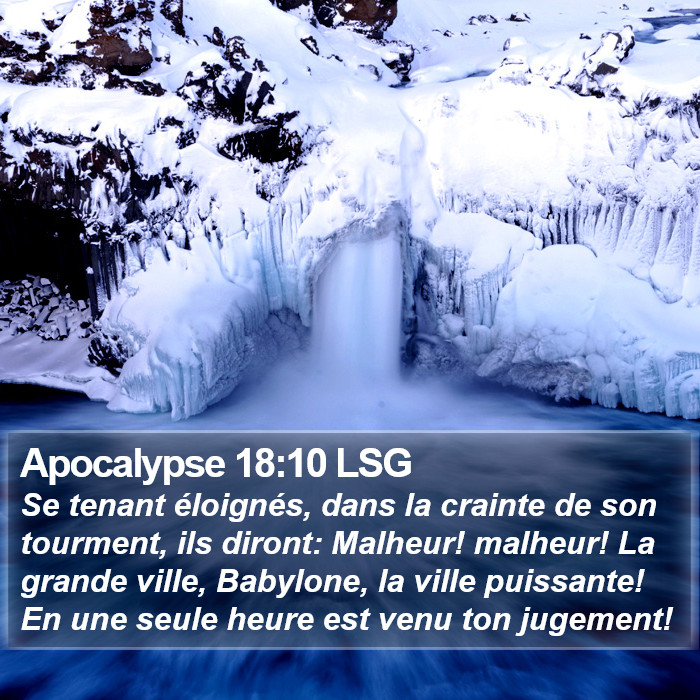 Apocalypse 18:10 LSG Bible Study